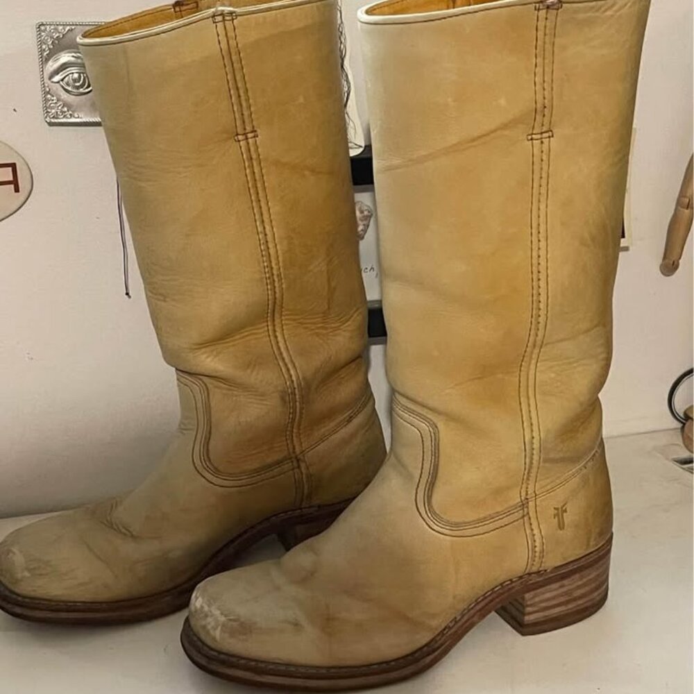 Frye Campus Boots (Banana Yellow)